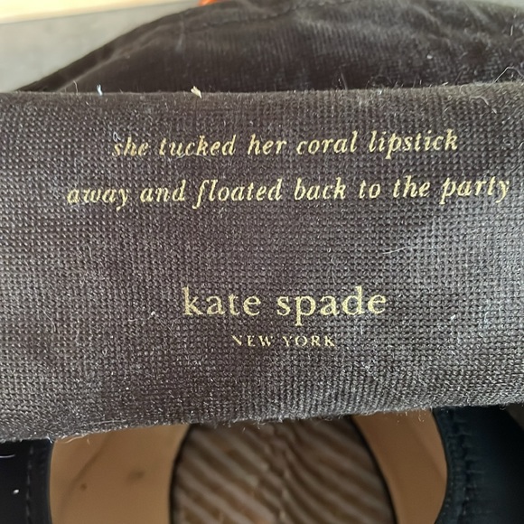 KATE SPADE-HOT Tuxedo HEELS! original box and dust bag! - Picture 10 of 12